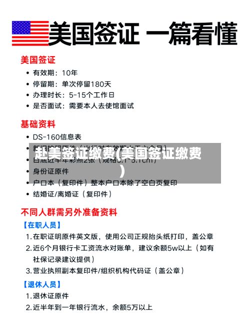 赴美签证缴费(美国签证缴费)