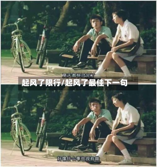 起风了限行/起风了最佳下一句