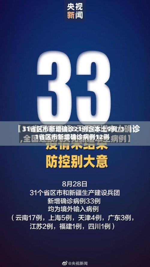 31省区市新增确诊21例含本土9例/31省区市新增确诊病例12例-第2张图片