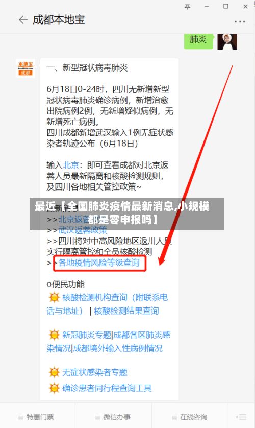 最近【全国肺炎疫情最新消息,小规模都是零申报吗】