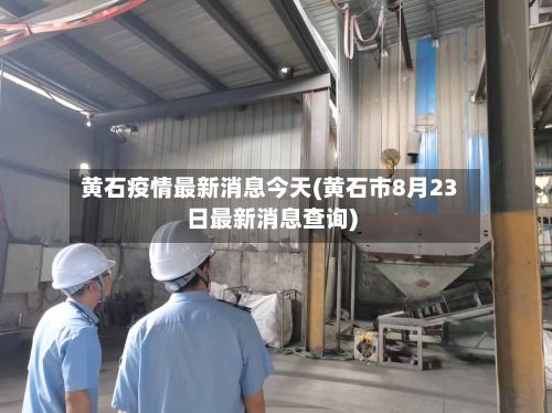 黄石疫情最新消息今天(黄石市8月23日最新消息查询)-第2张图片