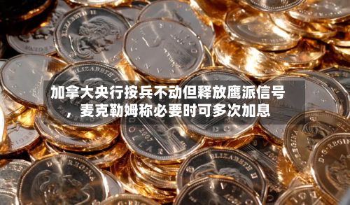 加拿大央行按兵不动但释放鹰派信号，麦克勒姆称必要时可多次加息-第3张图片