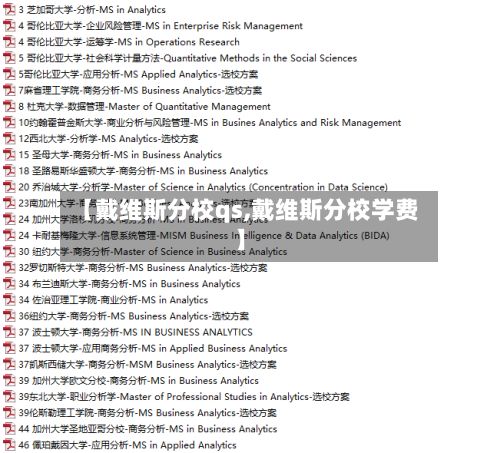 【戴维斯分校qs,戴维斯分校学费】-第2张图片