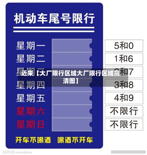 近来【大厂限行区域大厂限行区域高清图】-第3张图片