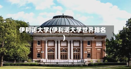 伊利诺大学(伊利诺大学世界排名)-第2张图片
