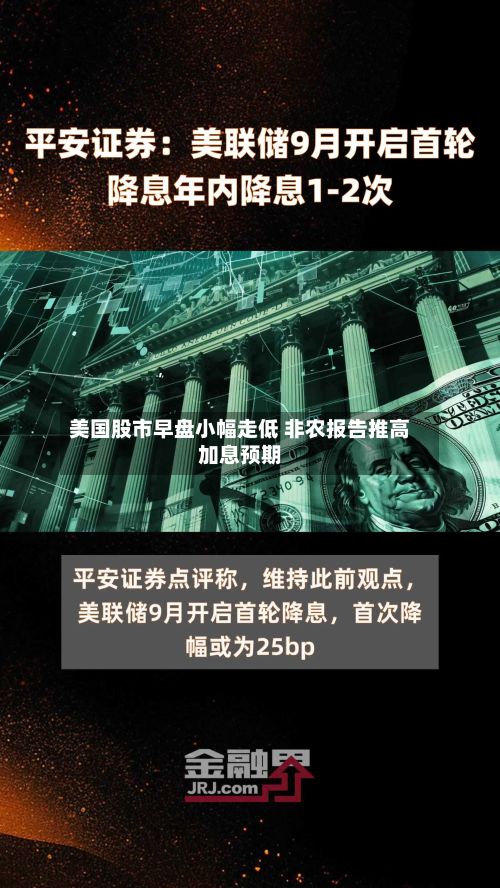 美国股市早盘小幅走低 非农报告推高加息预期