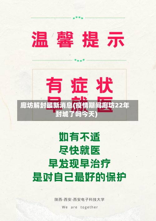 廊坊解封最新消息(疫情期间廊坊22年封城了吗今天)