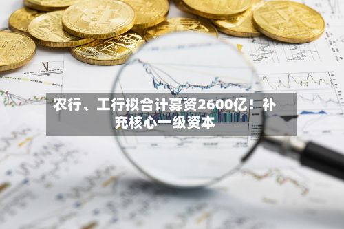 农行、工行拟合计募资2600亿！补充核心一级资本-第3张图片