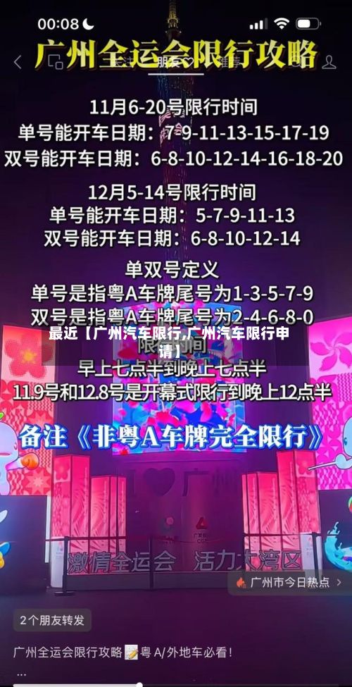 最近【广州汽车限行,广州汽车限行申请】-第2张图片