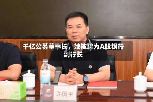 千亿公募董事长,她被聘为A股银行副行长