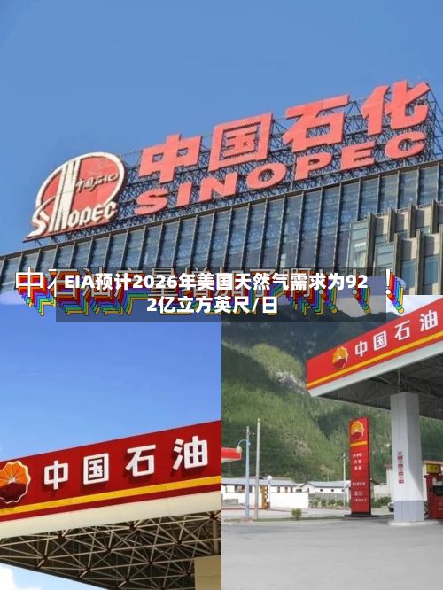 EIA预计2026年美国天然气需求为922亿立方英尺/日-第2张图片