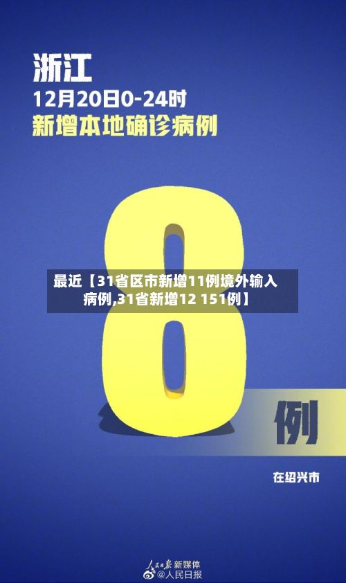 最近【31省区市新增11例境外输入病例,31省新增12 151例】