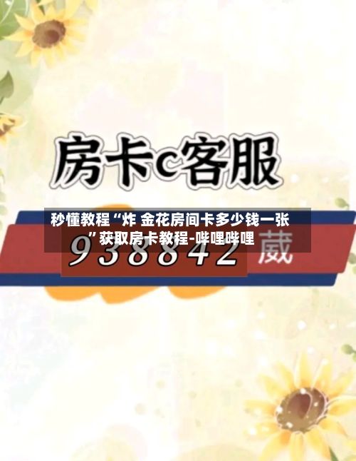 秒懂教程“炸 金花房间卡多少钱一张	”获取房卡教程-哔哩哔哩-第2张图片