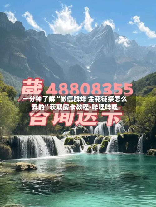 一分钟了解“微信群炸 金花链接怎么弄的”获取房卡教程-哔哩哔哩-第3张图片