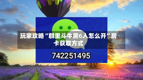 玩家攻略“群里斗牛房6人怎么开”房卡获取方式