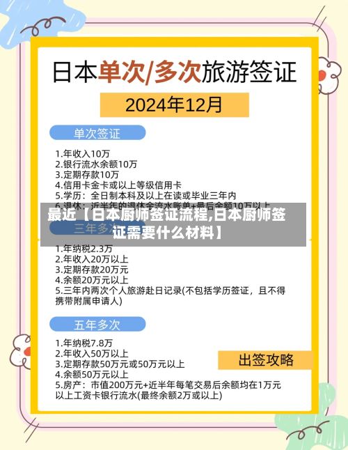 最近【日本厨师签证流程,日本厨师签证需要什么材料】-第2张图片