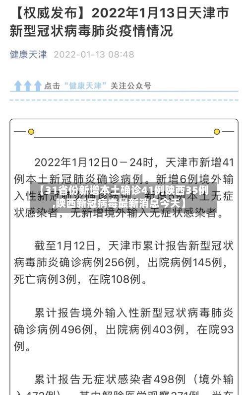 【31省份新增本土确诊41例陕西35例,陕西新冠病毒最新消息今天】-第2张图片