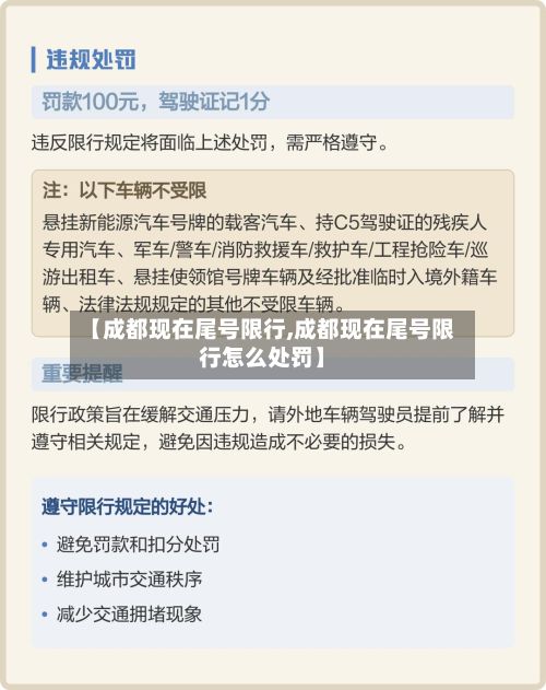 【成都现在尾号限行,成都现在尾号限行怎么处罚】-第2张图片