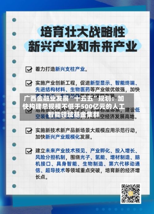 广西金融业发展“十五五	”规划：加快构建总规模不低于500亿元的人工智能领域基金集群-第2张图片