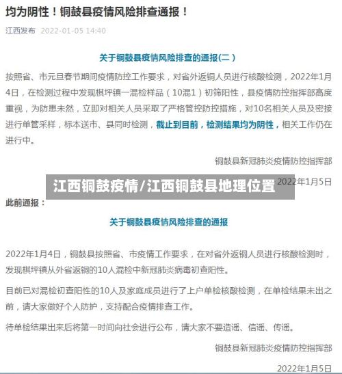 江西铜鼓疫情/江西铜鼓县地理位置-第2张图片