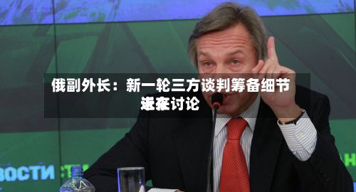 俄副外长:新一轮三方谈判筹备细节近来
未在讨论-第3张图片