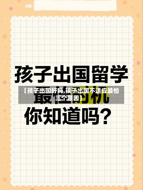 【孩子出国好吗,孩子出国不适应最怕三个原因】-第3张图片