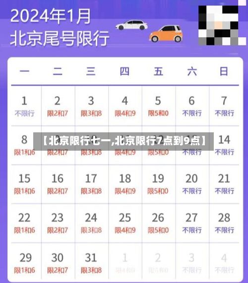 【北京限行七一,北京限行7点到9点】-第3张图片