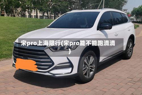 宋pro上海限行(宋pro能不能跑滴滴)