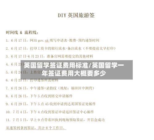 英国留学签证费用标准/英国留学一年签证费用大概要多少-第2张图片