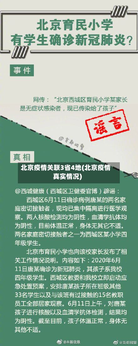 北京疫情关联3省4地(北京疫情真实情况)