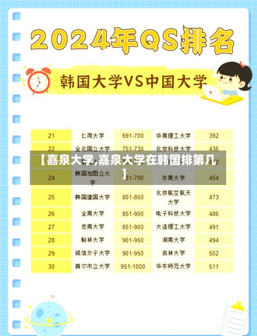 【嘉泉大学,嘉泉大学在韩国排第几】