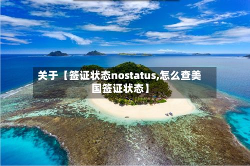 关于【签证状态nostatus,怎么查美国签证状态】
