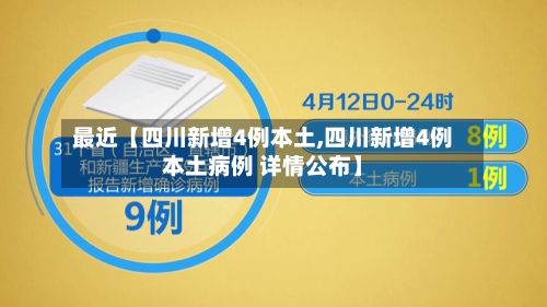 最近【四川新增4例本土,四川新增4例本土病例 详情公布】