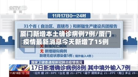 厦门新增本土确诊病例7例/厦门疫情最新消息今天新增了15例-第2张图片
