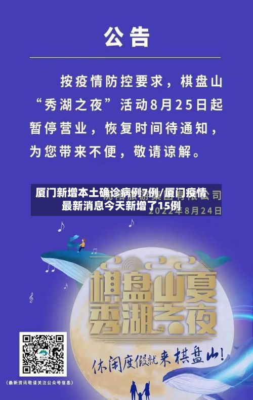 厦门新增本土确诊病例7例/厦门疫情最新消息今天新增了15例-第3张图片