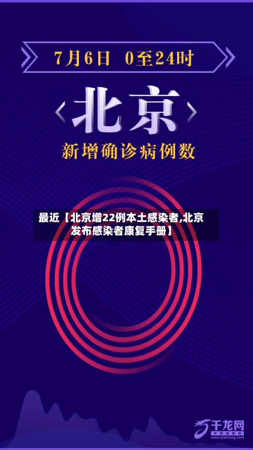 最近【北京增22例本土感染者,北京发布感染者康复手册】