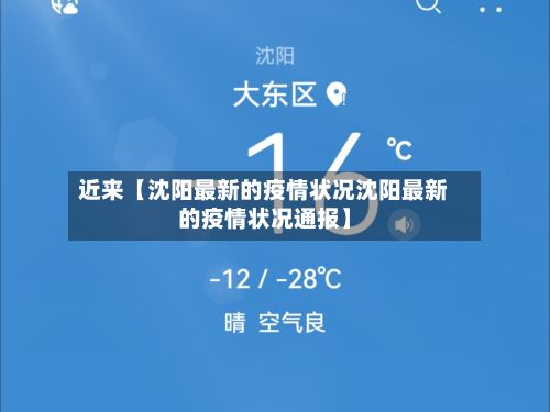 近来【沈阳最新的疫情状况沈阳最新的疫情状况通报】