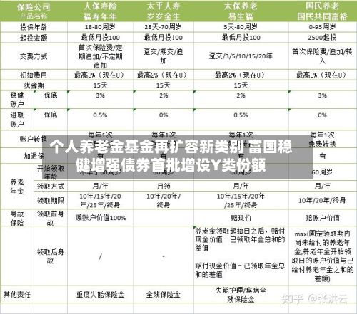 个人养老金基金再扩容新类别 富国稳健增强债券首批增设Y类份额-第2张图片