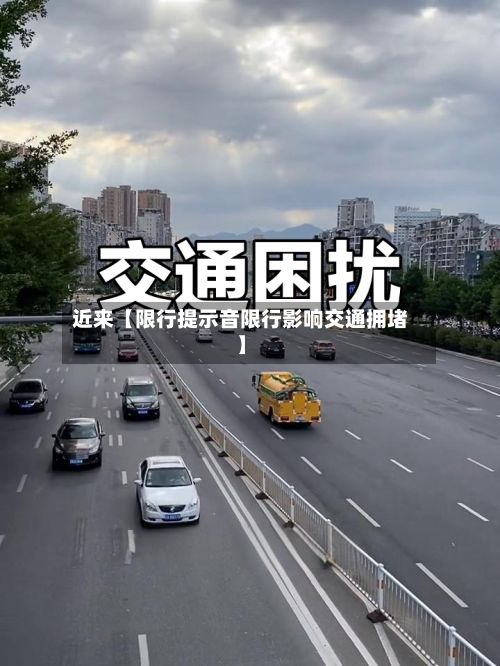 近来【限行提示音限行影响交通拥堵】-第2张图片