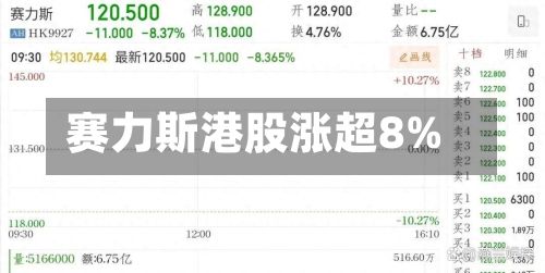 赛力斯港股涨超8%